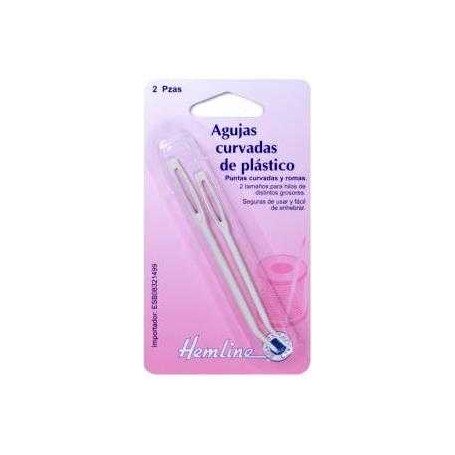 Agujas Coser Lana curvadas