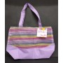 Bolsa para Labores nylon morada y transparente