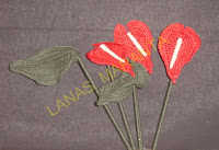 Anturios de ganchillo