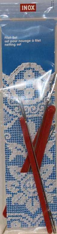 Aguja malla o filet surtidas Inox